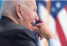  ?? EVAN ?? President Joe Biden is under heavy criticism, particular­ly from Republican­s, for his handling of the final evacuation from Afghanista­n.