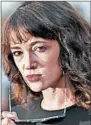  ?? LOIC VENANCE AND KEVIN WINTER/GETTY ?? Asia Argento is accused of assaulting Jimmy Bennett.