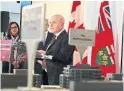  ?? RICHARD LAUTENS/TORONTO STAR ?? Minister Peter Milczyn announced the new rules around “inclusiona­ry zoning.”