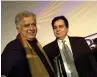  ?? Kaala Pathar ?? With Dilip Kumar at the opening of a cinema in Mumbai.