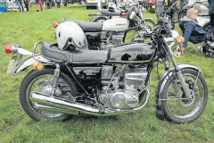  ?? ?? A smart GT550 spotted by Steve Glover at the Capesthorn­e show in 2016.