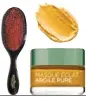  ??  ?? » 2. Brosse Mason Pearson : « Je l’utilise matin et soir pour démêler mes cheveux et oxygéner mes racines. » 3. Masque Éclat Argile Pure, L’Oréal Paris : « Parfait pour purifier la peau. 2 3