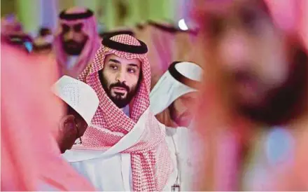  ?? AFP PIC ?? Saudi Crown Prince Mohammed bin Salman at the Future Investment Initiative conference in the Saudi capital of Riyadh on Wednesday.