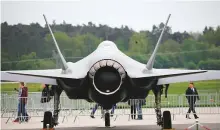  ?? Reuters ?? ■
A Lockheed Martin F-35 aircraft. A US State Department spokesman said the estimated delivery dates on the UAE sales, if implemente­d, were for after 2025 or later.