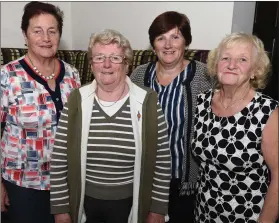  ??  ?? Right: Patsy Corcoran, Lal Healy, Catherine O’Shea and Kathleen Kelleher enjoyed the 50th Anniversar­y.