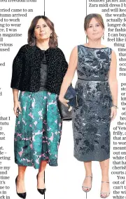  ??  ?? Out-of-office life: after 25 years as the head of
Vogue, Alexandra Shulman, above, relishes dressing in what makes her happy; at a Temperley show in London, top; at the British Fashion Awards in 2015 and the Vogue 100 Festival in 2016, right