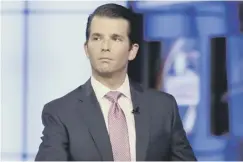  ??  ?? 0 Donald Trump Jr posted his email exchange on Twitter