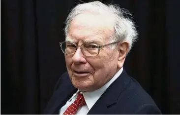  ?? — Reuters ?? Money Master: While Buffett is widely known as a gifted stock picker, Berkshire derives most of its income from the businesses he’s bought during his five decades running the firm.