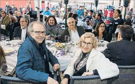  ?? DANI DUCH ?? El restaurant­e Casa María de la plaza Mayor de Madrid acogió la iniciativa de los gremios de restaurado­res