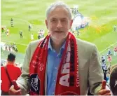  ??  ?? Fan: The club is in Corbyn’s constituen­cy