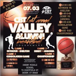  ?? Contribute­d photo / ?? Ronté Byrd has organized the first Valley alumni basketball tournament to be held Saturday and feature teams from Shelton, Seymour, Derby and Ansonia.