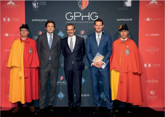  ??  ?? Grand Prix d’Horlogerie de Genève 2019