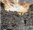  ?? Foto: Ai Beo, dpa ?? 2016 kosteten Erdbeben in Italien vielen Menschen das Leben.