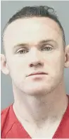  ??  ?? Wayne Rooney’s police photo after his arrest.