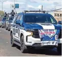  ?? ?? corporacio­nes Policiacas recibieron el banderazo de salida para patrullar las carreteras