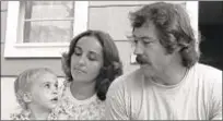  ?? DAN FARRELL/DAILY NEWS ?? Kim Hunter Daugherty is pictured in 1975 with her parents, Helen and Catfish Hunter.