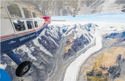  ??  ?? NZ glaciers, including Tasman, have been losing ice since annual snowline surveys began 40 years ago.