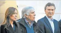  ??  ?? PASADO. En 2015, en campaña, en sintonía con Macri y Vidal.