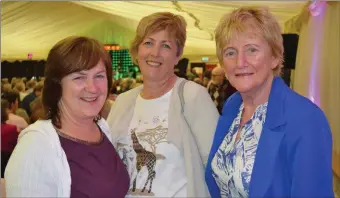  ?? Duagh natives Ann Quirke, Betty Shanahan and Mary Morrissey enjoying the Showbands night on Thursday evening. ??