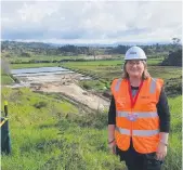  ?? ?? Angie Warren-Clark at the TNL work-site.