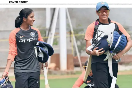  ?? THE HINDU PHOTO
LIBRARY ?? Camaraderi­e:
Jemimah Rodrigues (left) with Smriti Mandhana. “She (Smriti) has achieved a lot at this age, at times people forget that she is just 25,” says Jemimah.