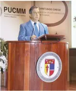  ?? ?? Ricardo Fondeur, presidente del Consejo para el Desarrollo Estratégic­o de Santiago.