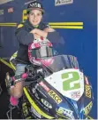  ?? FOTO: DPA ?? Ana Carrasco führt die Supersport 300 an.