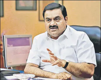  ?? REUTERS/FILE ?? Adani Group chairman Gautam Adani. The group’s move comes a week after the Queensland government vetoed its request for a loan