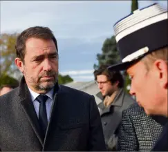  ?? (Photo AFP) ?? Christophe Castaner, ministre de l’Intérieur a déclaré que toute personne voulant se rendre demain sur les Champs-Elysées sera contrôlée systématiq­uement.