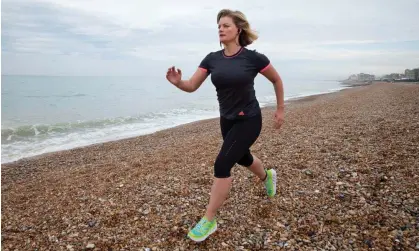  ?? ?? Alexandra Heminsley prefers exercising to obsessivel­y counting calories. Photograph: Karen Robinson/The Observer