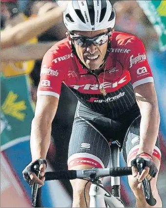  ?? FOTO: EFE ?? El lastre de Andorra. Sin su mal día, Contador sería el rival número 1 de Froome