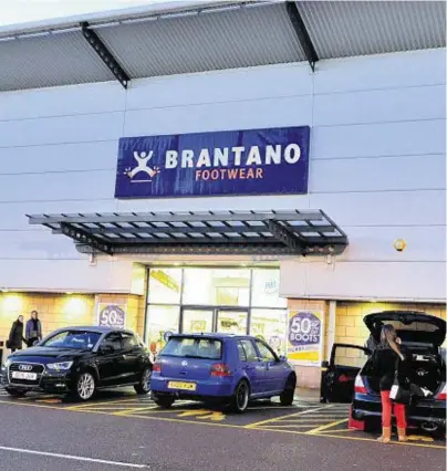  ??  ?? THREAT: Footwear retailer Brantano has seven outlets in Scotland, including Inverness and Inverurie