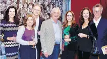  ?? MARC MURI ?? GOOD FRIENDS, GREAT SOIREE! Susan Benaroche, Pamela Korman, Jeff Freder, Steven Cummings, Dr. Susie Cummings, Helene Lussier and Howard Teller enjoy cocktails at the Centaur Soirée.