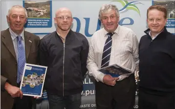  ??  ?? Donie Anderson, Sean Lee, Pat Lee and Myles Murphy from the Hill Road PURE Mile, Glenasmole.