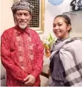  ??  ?? Moro National Liberation Front leader Nur Misuari during an interview with Arab News in Davao City.
