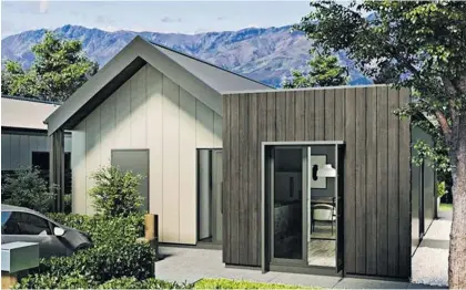  ??  ?? A KiwiBuild home for sale in Northlake, Wanaka, which is slow to attract buyers.