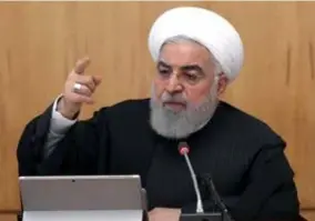  ?? FOTO AFP ?? De Iraanse president Hassan Rouhani.