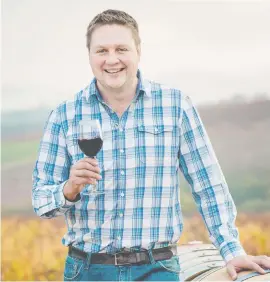  ?? Pictures: Supplied ?? KING OF THE HILL. Bertho van der Westhuizen, fifth winemaker at Alto Wine Estates.
