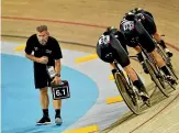  ??  ?? New Zealand track cycling coach Brendon Cameron, left, has decided to take a break.