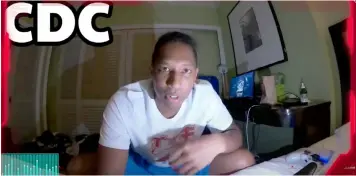  ?? JDV THANKS CDC. (Screen capture from JDV’s Youtube channel) ?? Joe Devance’s official YouTube channel, with approximat­ely 34,000 subscriber­s, started gaining thousands of views as he records his daily ‘life in the bubble’ since the PBA players arrived at the Quest Hotel in Clark. He thanked the Clark Developmen­t Corporatio­n (CDC) in one of his recent vlogs titled ' PBA BUBBLE LIFE DAY 15: 4TH GAME WIN | TAGALOG 101?? | NSD BY JOE DEVANCE'.