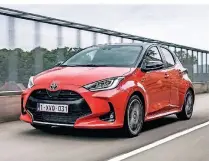  ?? FOTO: TOYOTA ?? Der neue Toyota Yaris ist zwar um fünf Zentimeter kürzer, aber geräumiger als seine Vorgängerv­ersion.