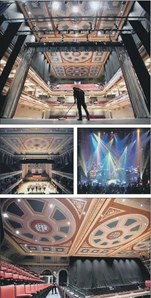  ?? PICTURES: ASADOUR GUZELIAN/GUZELIAN ?? St George’s Hall in Bradford has been restored, with a new roof and repairs to the Yorkshire stone walls and columns, at a cost of £8.5m; the venue, which stands on land originally bought by textile baron Sir Titus Salt, is the oldest British concert hall still in use.