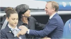  ??  ?? 0 O’neill with Germany coach Joachim Low at Euro 2016 in Paris.