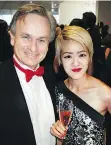  ??  ?? Former MP and Conservati­ve party leadership seeker Andrew Saxton will wed Atelier Grandi fashion designer Grandy Chu.