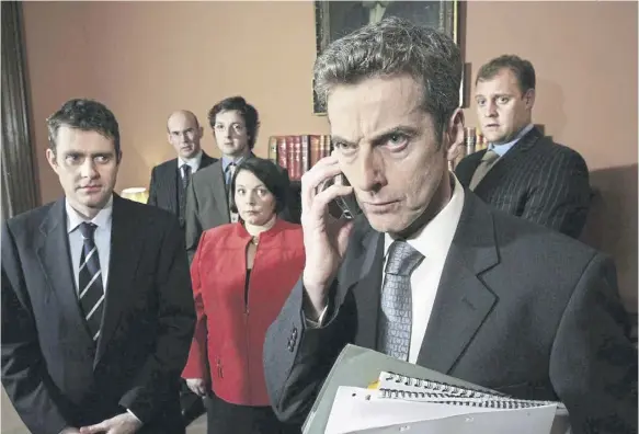  ?? PICTURE: BBC/MIKE HOGAN ?? Peter Capaldi in The Thick of It. What would Malcolm Tucker have to say about posh actors?