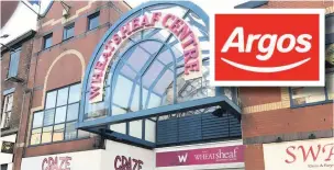  ??  ?? ●●The Argos store in the Wheatsheaf is closing