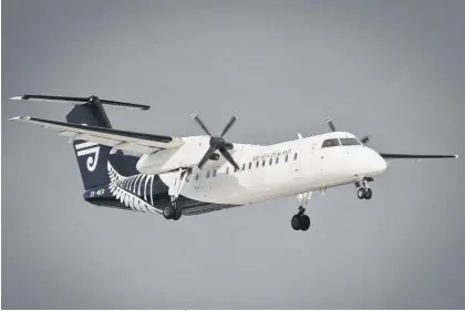  ??  ?? Air New Zealand shares slipped 1.3 per cent to $2.37 after the airline noted weaker earnings in its half-year report.