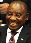  ??  ?? CYRIL RAMAPHOSA