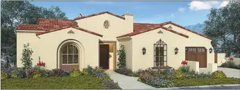  ??  ?? The luxuriousl­y appointed move-in-ready home at Wilder by Davidon Homes.