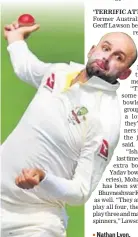  ??  ?? Nathan Lyon. ■